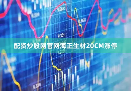 配资炒股网官网海正生材20CM涨停